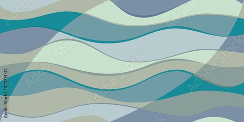 Bright colorful abstract waves background. Vector illustration. Perfect for the design of fabrics, clothing, interiors.