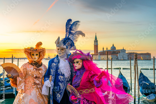 Fotografie Famous carnival in Venice, Italy