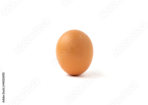 An egg isolated on white background.
