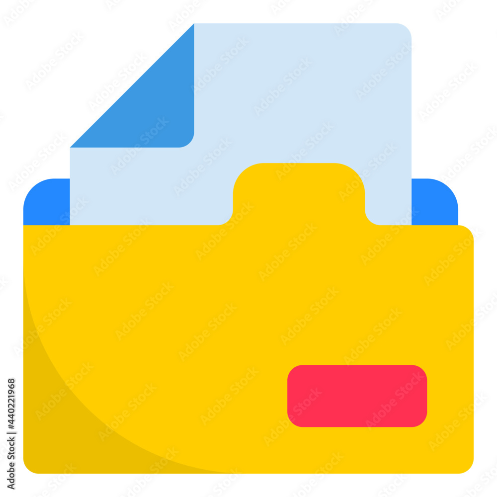 Floder flat style icon