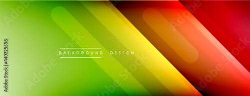 Dynamic lines abstract background. 3D shadow effects and fluid gradients. Modern overlapping forms