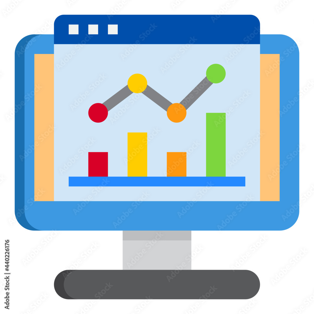 Report flat style icon