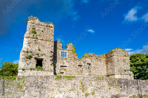 The castle ruins in Manorhamilton, erected in 1634 by Sir Frederick Hamilton - County Leitrim, Ireland