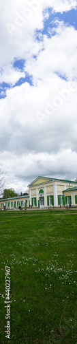  Colonnade building of Solny and Lucni mineral springs in Frantiskovy Lazne 