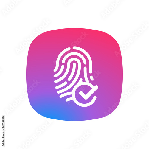 Verified Fingerprint - Sticker