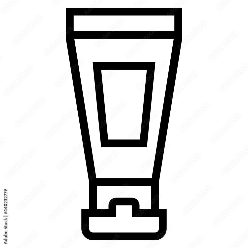 Cream outline style icon Cream outline style icon