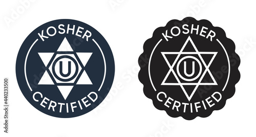 Kosher Certified label for recommended foods