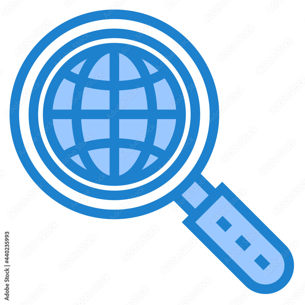 Research blue style icon Research blue style icon