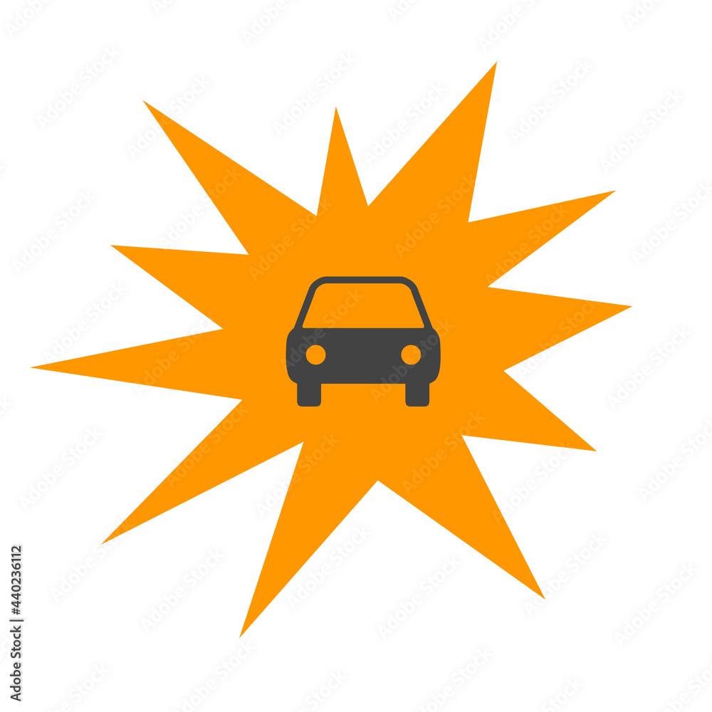 Elektroauto - Symbolgrafik Stock Illustration | Adobe Stock