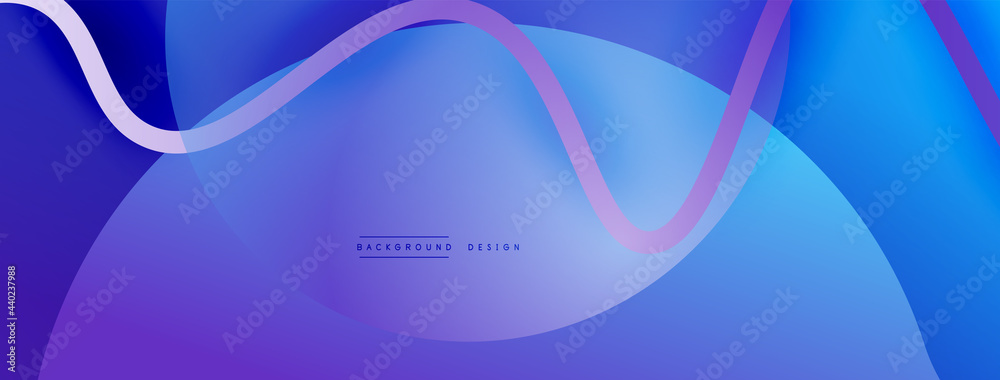 Abstract gradient background with wave line with shadow effect. Geometric composition. 3D shadow effects and fluid gradients Abstract gradient background with wave line with shadow effect. Geometric composition. 3D shadow effects and fluid gradients