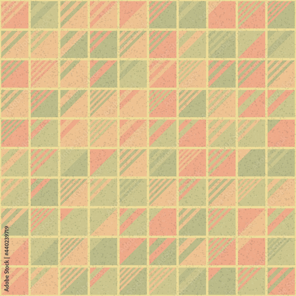 Fototapeta premium Abstract Geometric Pattern generative computational art illustration