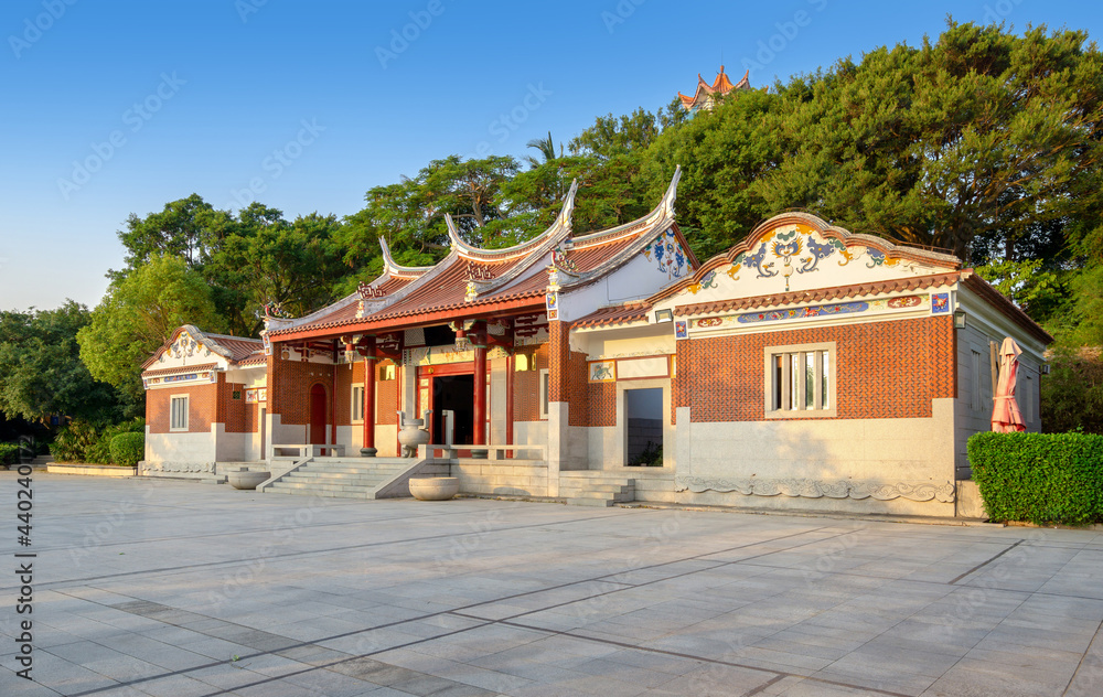Temple building with southern characteristics, Xiamen, China. Temple building with southern characteristics, Xiamen, China.