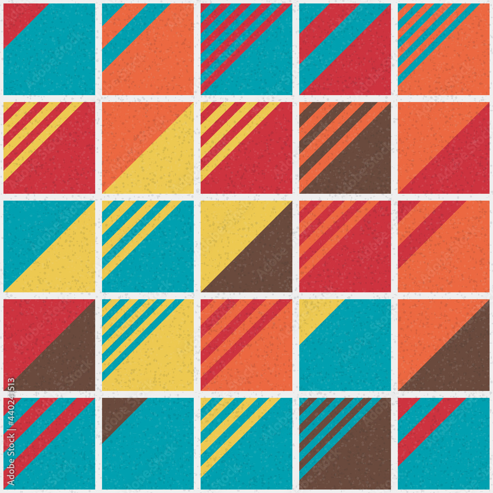 Abstract Geometric Pattern generative computational art illustration