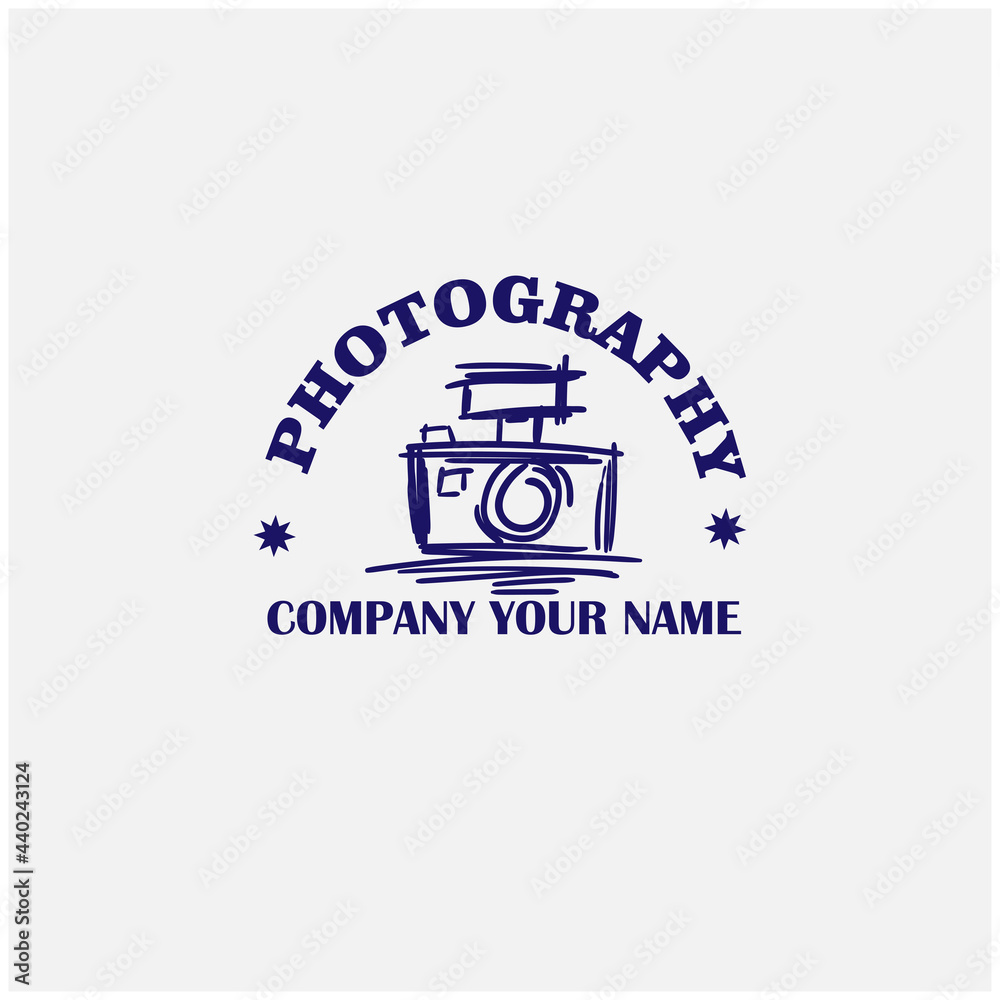 camera hand drawn logo vector camera hand drawn logo vector