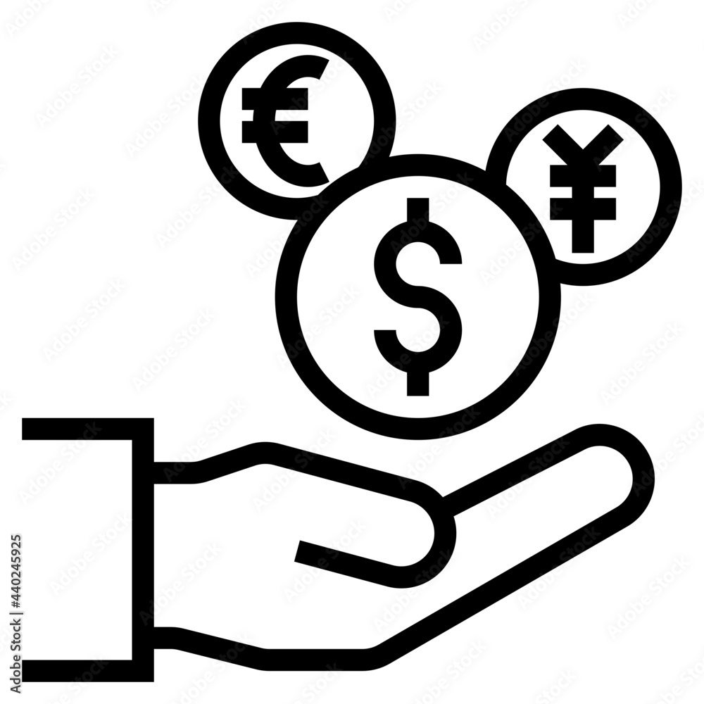Finance outline style icon Finance outline style icon