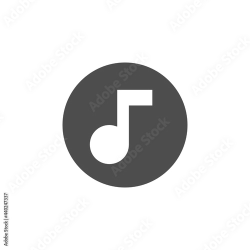 Music Note solid icon.