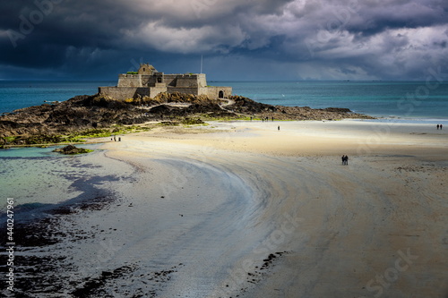 Photos Castle on the beach (Fort National in Saint-Malo, France)