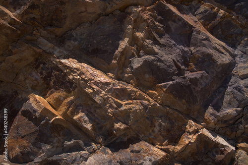 Gran Canaria, central part of the island, Las Cumbres, ie The Summits, volcanic rock on hiking route Tejeda - Roque Bentayga photo