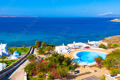 Sea view In mykonos Island Greece Cyclades