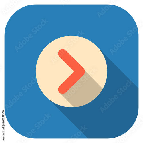 Next flat icon.