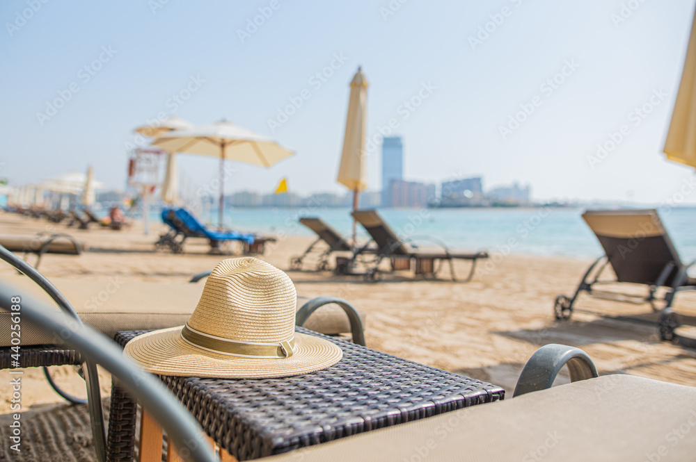 Obraz premium person on the beach