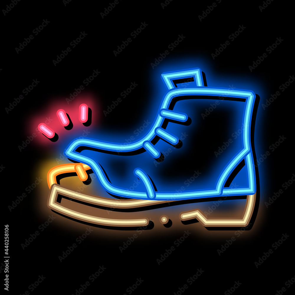 homeless torn boot neon light sign vector. Glowing bright icon homeless torn boot sign. transparent symbol illustration homeless torn boot neon light sign vector. Glowing bright icon homeless torn boot sign. transparent symbol illustration