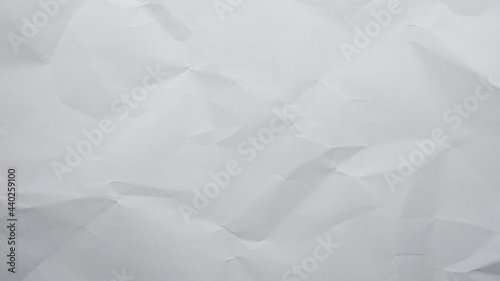 Wrinkled white paper  Creased Texture for background