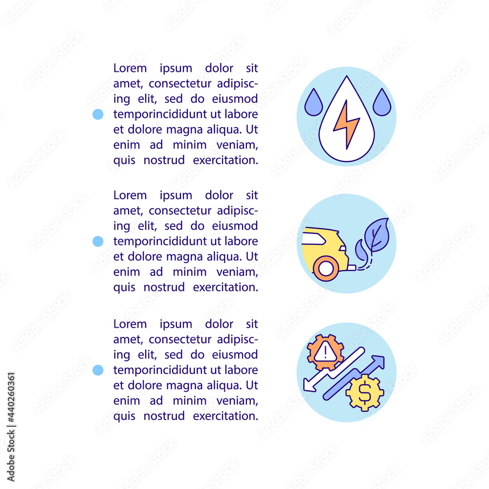 Clean and secure energy source concept line icons with text. PPT page vector template with copy space. Brochure, magazine, newsletter design element. Natural fuel linear illustrations on white
