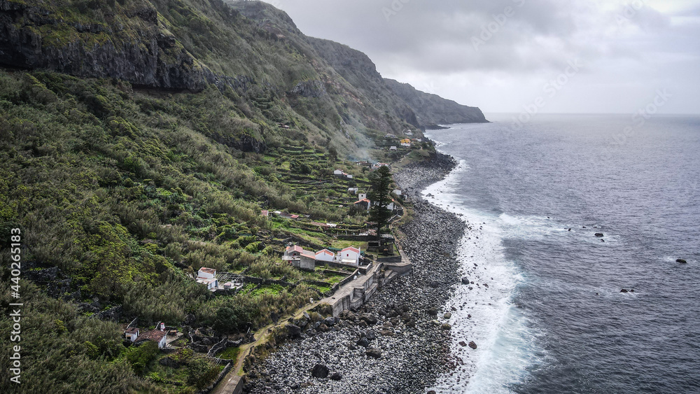 The landscape of Sao Miguel Island, The Azores The landscape of Sao Miguel Island, The Azores