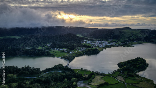 Fototapeta Naklejka Na Ścianę i Meble -  The landscape of Sao Miguel Island, The Azores