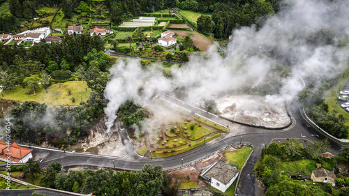 Foto The landscape of Sao Miguel Island, The Azores
