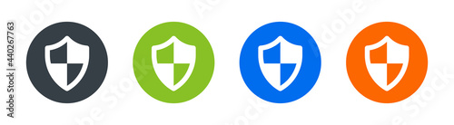 Free Download Protection icon. Shield, guard icons set vector illustration in colorful design. - GFXLoad