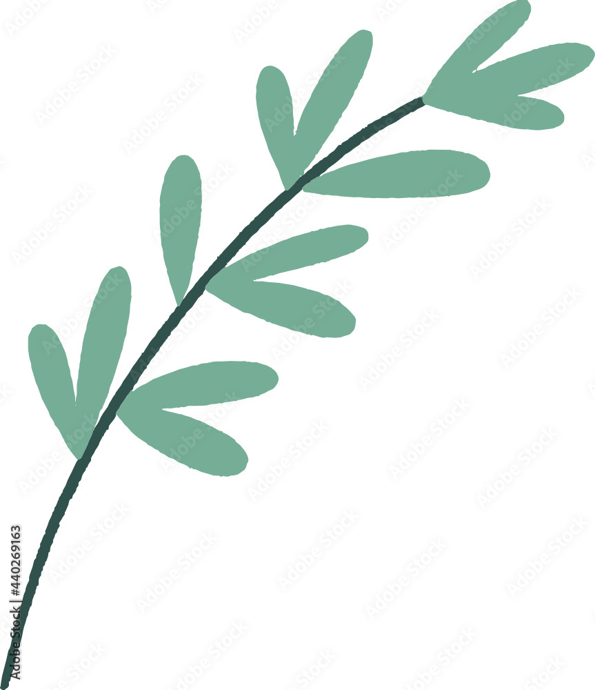 Obraz premium Hand drawn Leaves