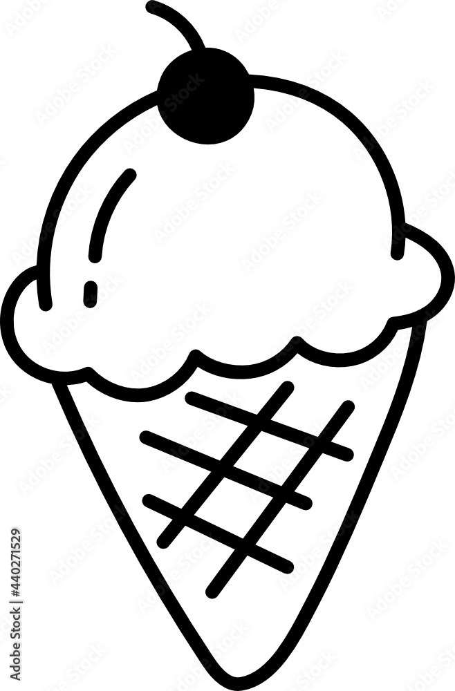 ice cream doodle icon ice cream doodle icon
