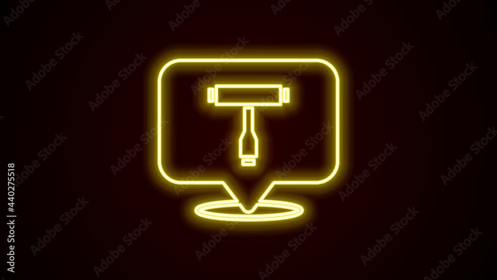 Glowing neon line Multi-Function All-In-One portable skate tool T-tool for skateboard, longboard, electric skateboard icon isolated on black background. 4K Video motion graphic animation Glowing neon line Multi-Function All-In-One portable skate tool T-tool for skateboard, longboard, electric skateboard icon isolated on black background. 4K Video motion graphic animation