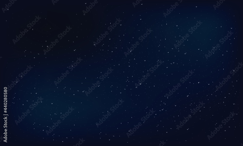 Stars in the night sky. Vector illustration. eps 10
