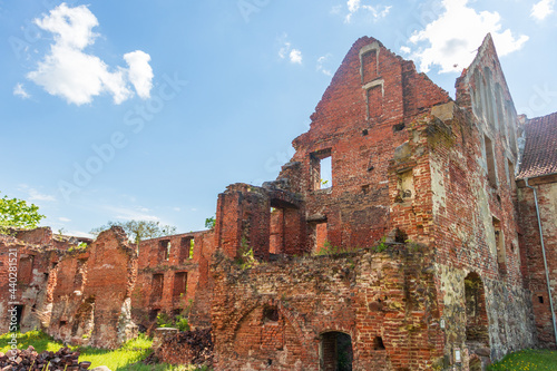 Ruins of Insterburg Castle in Chernyakhovsk, Russia