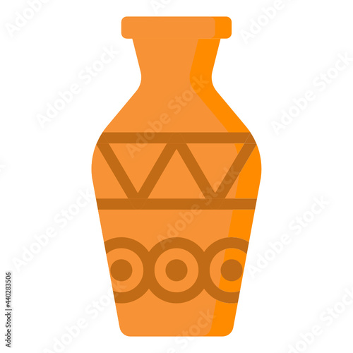 vase flat icon
