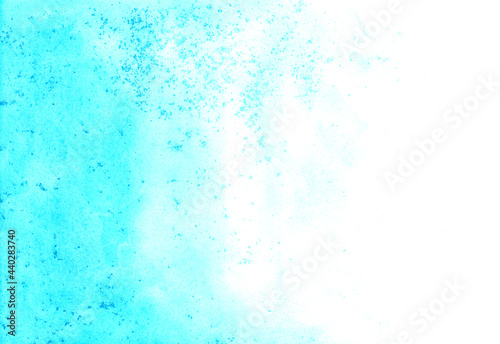Hand drawn abstract blue watercolor background
