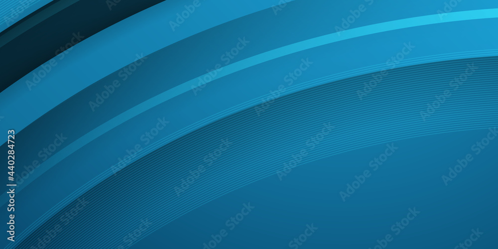 Abstract blue background with wave curve shapes and 3d stripes. Abstract blue background with wave curve shapes and 3d stripes.
