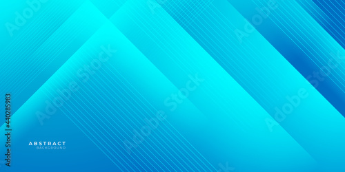 Blue light background. Vector Abstract, science, futuristic, energy technology concept. Digital image of light rays, stripes lines with blue light, speed and motion blur over dark blue background 