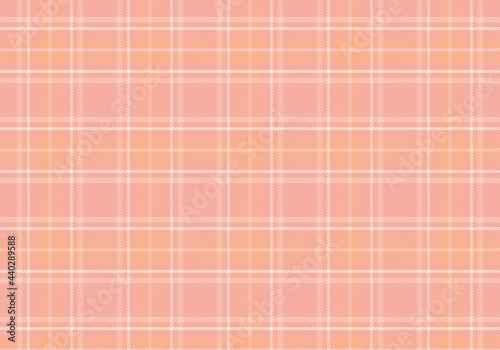 【背景素材】タータンチェック柄025　英国風シームレスパターン（ピンク＆ベージュ＆オレンジ＆茶色）