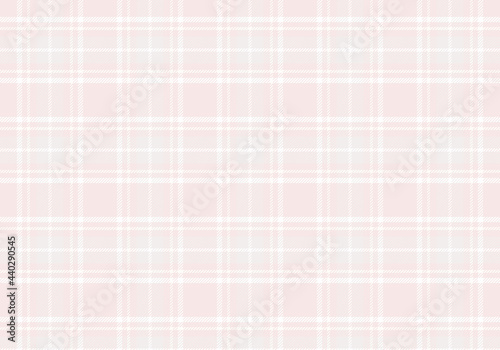 【背景素材】タータンチェック柄017　英国風シームレスパターン（ピンク＆ベージュ＆白色＆グレー）