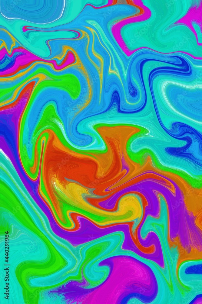 Wave Liquid shape color background.