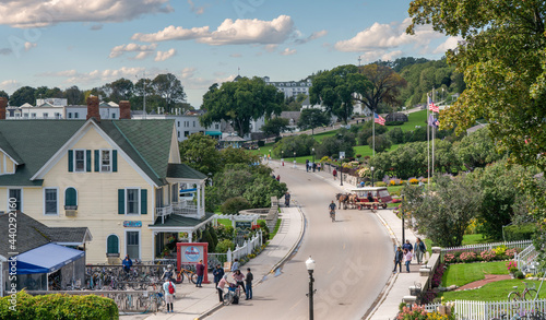 Εκτύπωση καμβά Mackinac Island Michigan - Main Street
