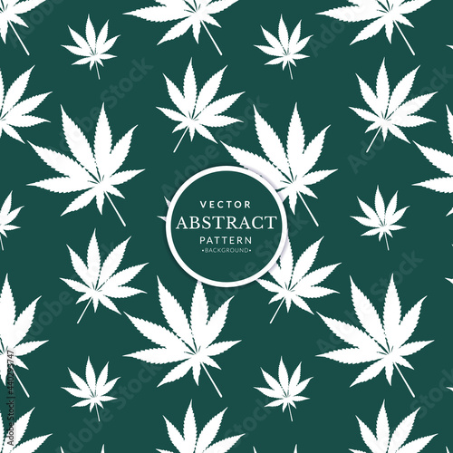 lCannabis leafs seamless pattern. Marijuana seamless pattern. Marijuana leaf seamless and repeat pattern background.