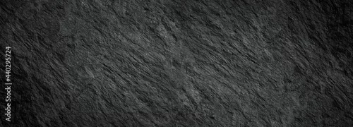 Panel kuchenny z motywem Rock texture with cracks,black stone background with copy space for design.