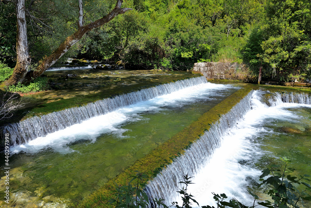 CASCADES ON THE LJUTA RIVER NEAR DUBROVNIK IN CROATIA
CASCADES ON THE LJUTA RIVER NEAR DUBROVNIK IN CROATIA