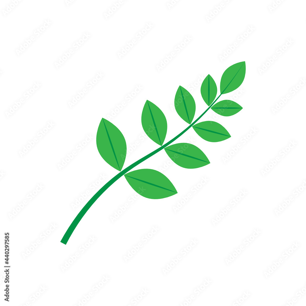Leaf icon. Ecology nature icon. Green environment and natural symbol. Leaf logo. Ecology vector illustration. Leaf SVG icon.