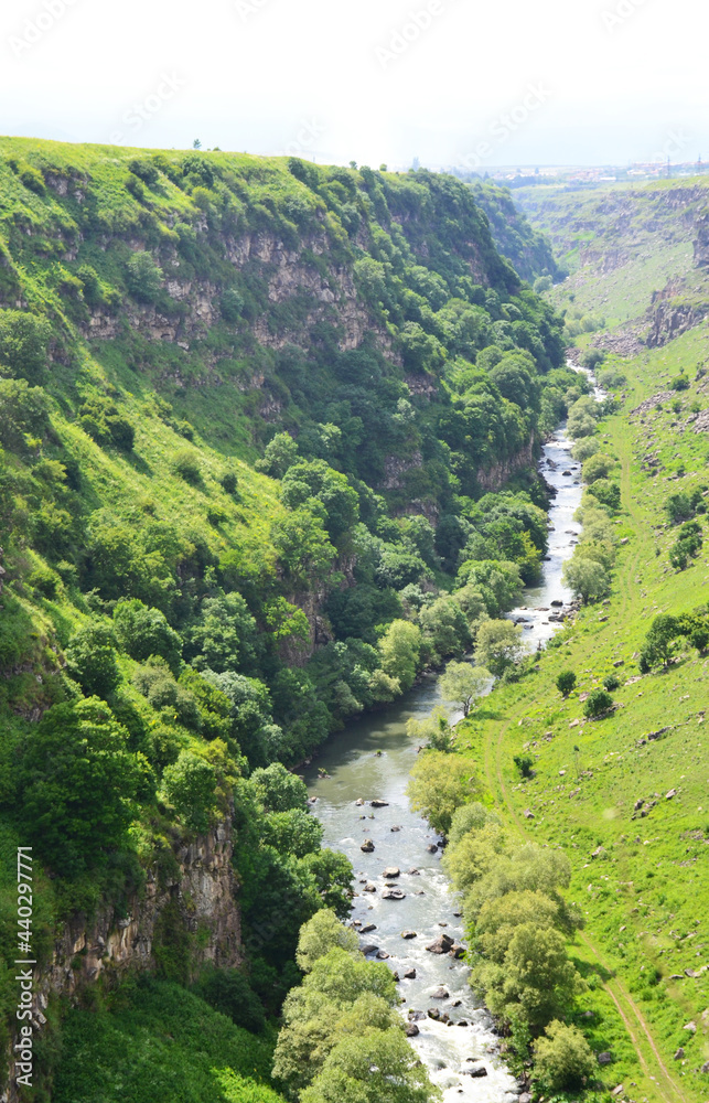 Bird eye view of Debed river Bird eye view of Debed river